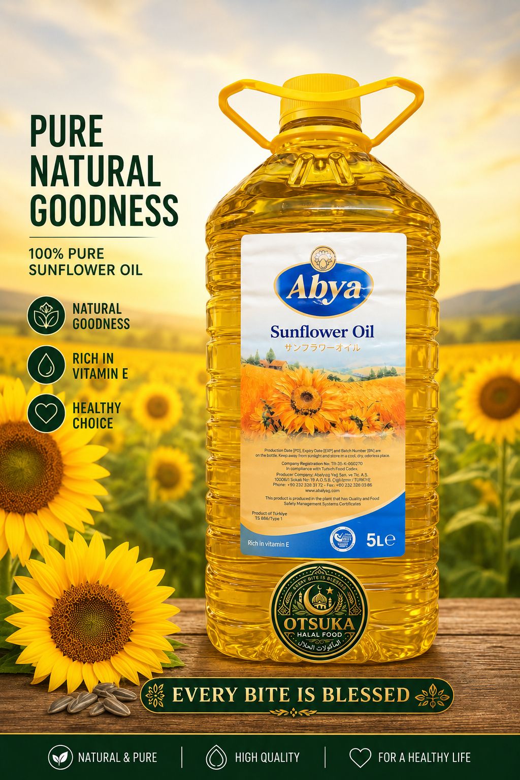 ABYA SUNFLOWER OIL (5L)
