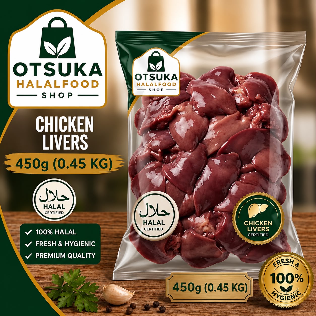Chicken Livers 450g(0.45kg)